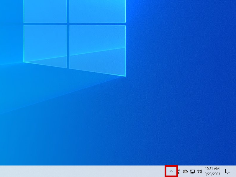 Windows system tray icon